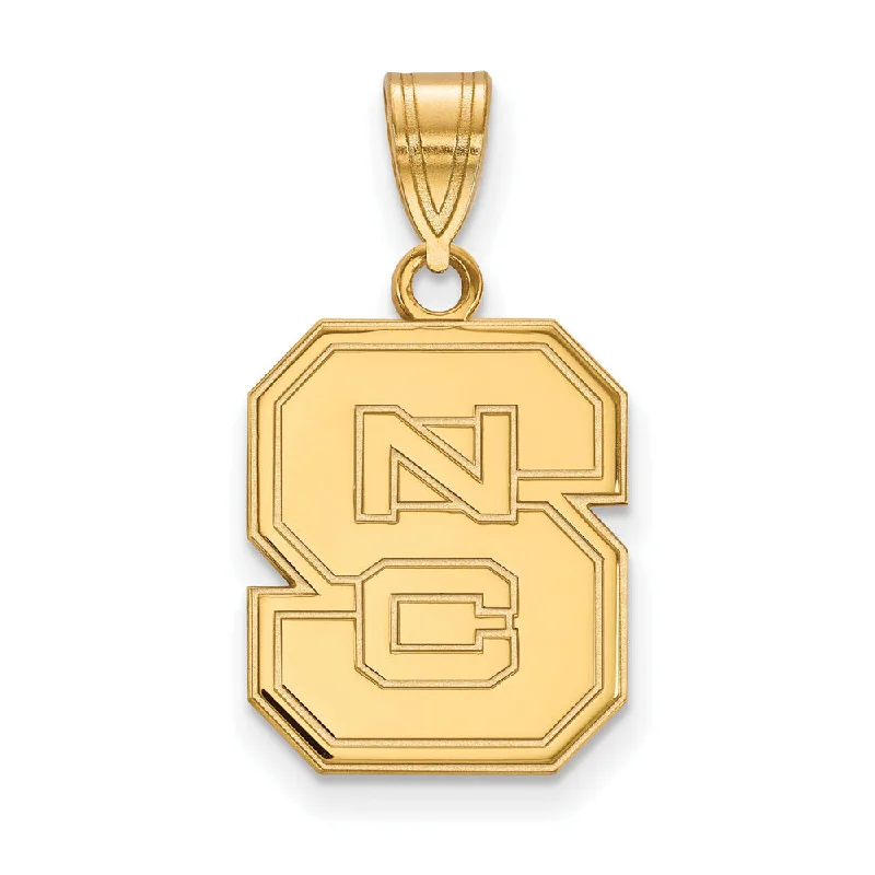 Dazzle In Elegance With Our Biggest Jewelry Sale 14k Yellow Gold North Carolina State Medium 'NCS' Pendant Dazzle In Elegance With Our Biggest Jewelry Sale 14k Yellow Gold North Carolina State Medium 'NCS' Pendant