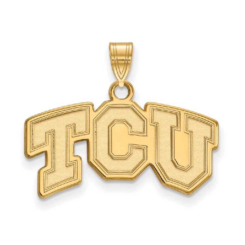Stunning Jewelry Pieces At The Lowest Prices Ever 14k Yellow Gold Texas Christian U. Small 'TCU' Pendant Stunning Jewelry Pieces At The Lowest Prices Ever 14k Yellow Gold Texas Christian U. Small 'TCU' Pendant