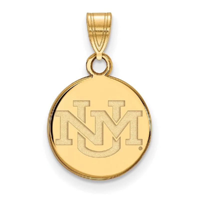 Trendy Minimalist Jewelry For Everyday Wear 14k Yellow Gold U. of New Mexico Small Pendant Trendy Minimalist Jewelry For Everyday Wear 14k Yellow Gold U. of New Mexico Small Pendant
