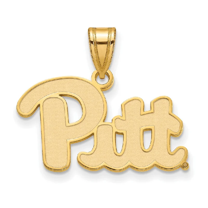 Premium Jewelry, Premium Discounts – Act Fast 14k Yellow Gold U. of Pittsburgh Medium 'Pitt' Pendant Premium Jewelry, Premium Discounts – Act Fast 14k Yellow Gold U. of Pittsburgh Medium 'Pitt' Pendant