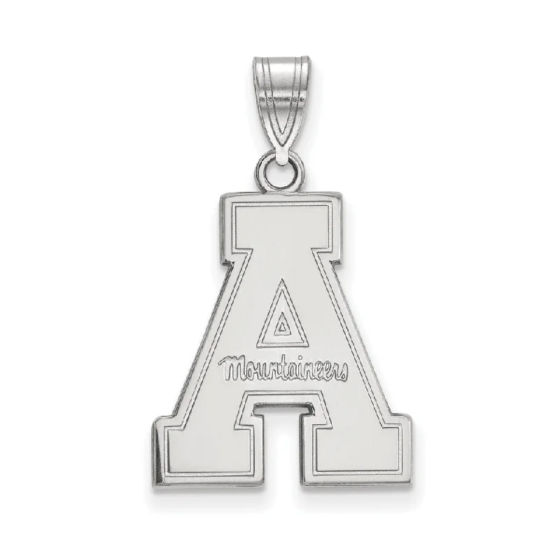 Celebrate With Sparkle – Jewelry Sale Now Live Sterling Silver Appalachian State Large 'A' Pendant Celebrate With Sparkle – Jewelry Sale Now Live Sterling Silver Appalachian State Large 'A' Pendant