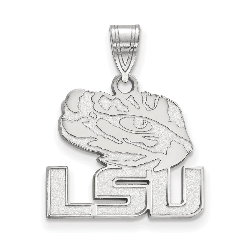 Breathtaking Jewelry At Limited-Time Savings Sterling Silver Louisiana State Medium 'LSU' Mascot Pendant