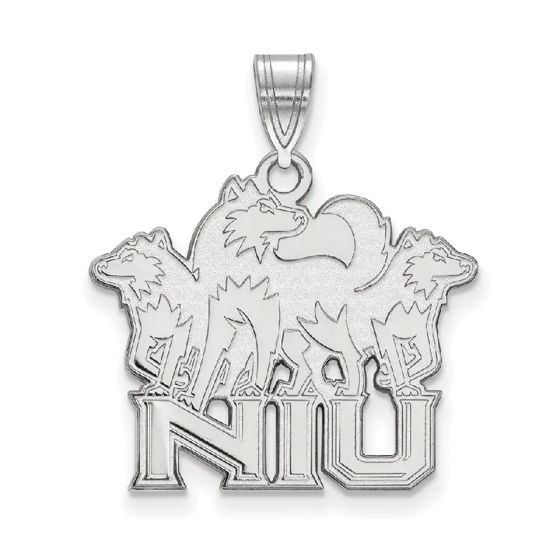 Everyday Jewelry Essentials Now On Sale Sterling Silver Northern Illinois U. Large Logo Pendant Everyday Jewelry Essentials Now On Sale Sterling Silver Northern Illinois U. Large Logo Pendant
