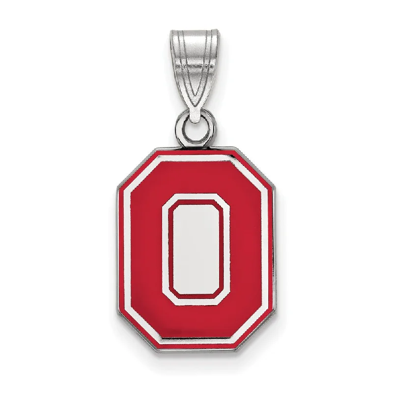 Luxury Jewelry Clearance – Shop Premium Styles Now Sterling Silver Ohio State Medium Enamel 'O' Pendant Luxury Jewelry Clearance – Shop Premium Styles Now Sterling Silver Ohio State Medium Enamel 'O' Pendant