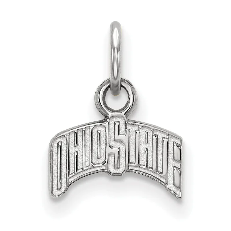 Affordable Gold-Plated Jewelry For Modern Fashion Sterling Silver Ohio State XS (Tiny) Charm or Pendant