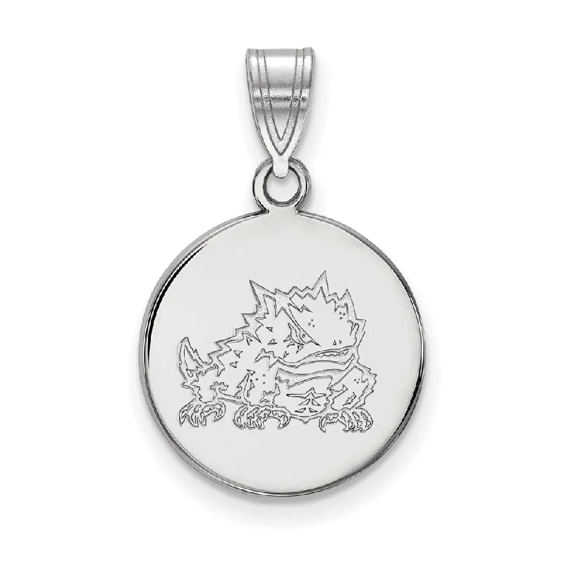 Holiday Jewelry Sale – Perfect Gifts At The Best Prices Sterling Silver Texas Christian U. Medium Disc Pendant Holiday Jewelry Sale – Perfect Gifts At The Best Prices Sterling Silver Texas Christian U. Medium Disc Pendant