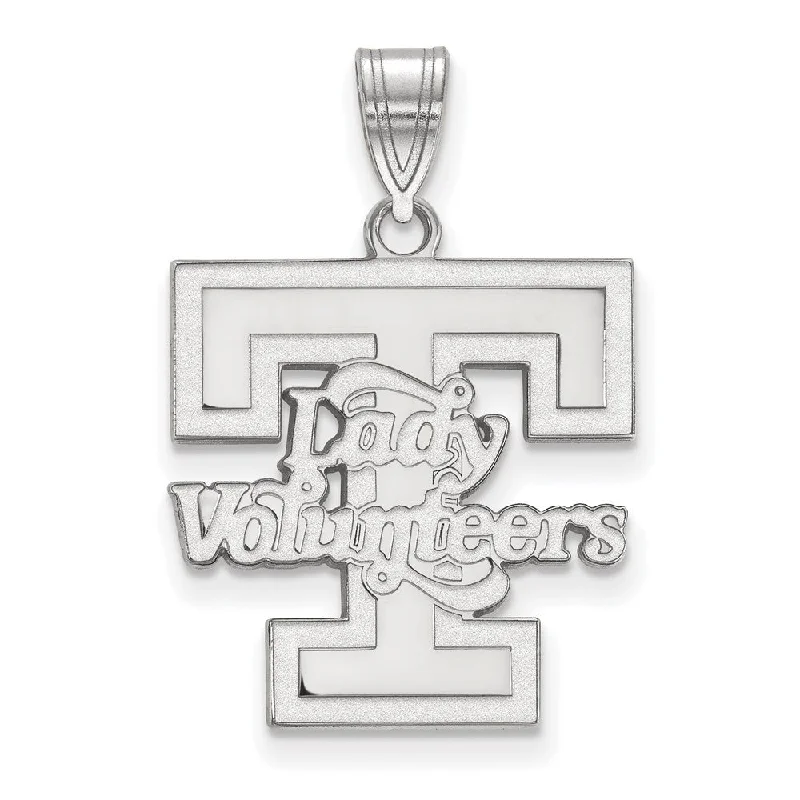 Affordable Glamour – Premium Jewelry At Special Prices Sterling Silver U. of Tennessee Large 'T' Logo Pendant Affordable Glamour – Premium Jewelry At Special Prices Sterling Silver U. of Tennessee Large 'T' Logo Pendant