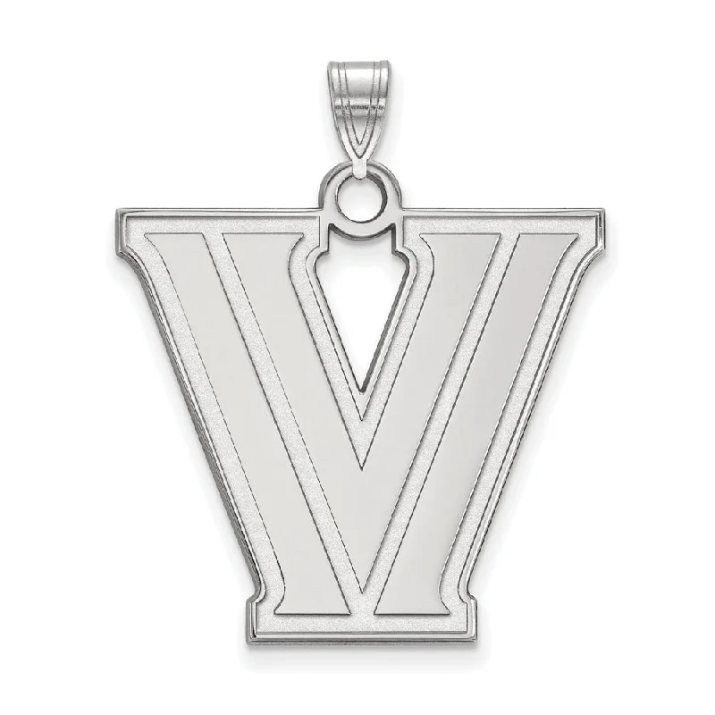 Personalized Engraved Jewelry For Meaningful Gifts Sterling Silver Villanova U. XL Logo Pendant Personalized Engraved Jewelry For Meaningful Gifts Sterling Silver Villanova U. XL Logo Pendant