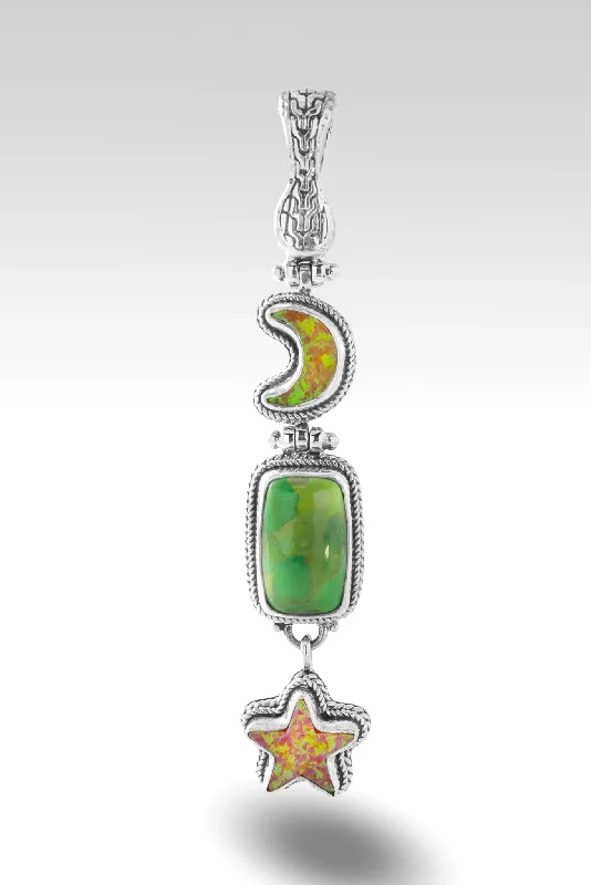 Flash Jewelry Sale – Get Stunning Pieces At Low Prices Over The Moon Pendant™ in Mohave Green Kingman Turquoise Flash Jewelry Sale – Get Stunning Pieces At Low Prices Over The Moon Pendant™ in Mohave Green Kingman Turquoise