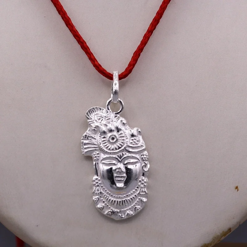 Get The Sparkle You Love At Prices You Adore Solid silver handmade indian idol krishna shreenathji pendant from Rajasthan India god shree krishna pendant locket nsp01 Get The Sparkle You Love At Prices You Adore Solid silver handmade indian idol krishna shreenathji pendant from Rajasthan India god shree krishna pendant locket nsp01