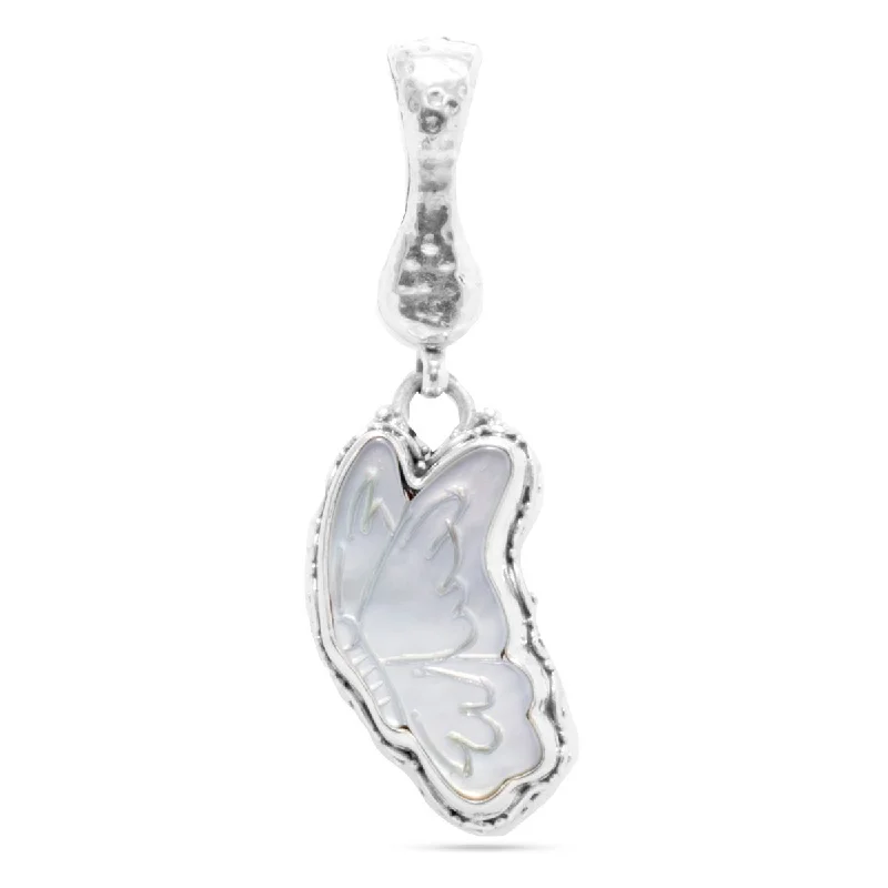Jewelry Flash Sale – Stylish Designs At Unbeatable Rates STERLING SILVER TREE OF LIFE MOTHER OF PEARL BUTTERFLY CARVED PENDANT WITH MAGNETIC ENHANCER BAIL™ Jewelry Flash Sale – Stylish Designs At Unbeatable Rates STERLING SILVER TREE OF LIFE MOTHER OF PEARL BUTTERFLY CARVED PENDANT WITH MAGNETIC ENHANCER BAIL™