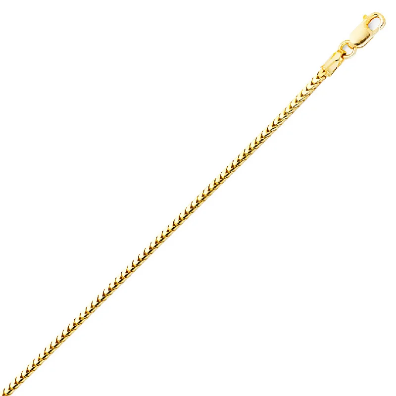 Personalized Engraved Jewelry For Meaningful Gifts 1.6mm Roundfish Franco Chain