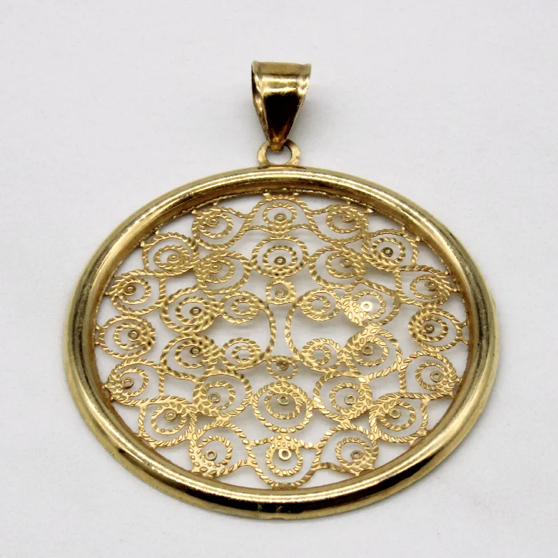 Shine In Style – Shop Jewelry Discounts Today 10k Yellow Gold Lattice Pendant
