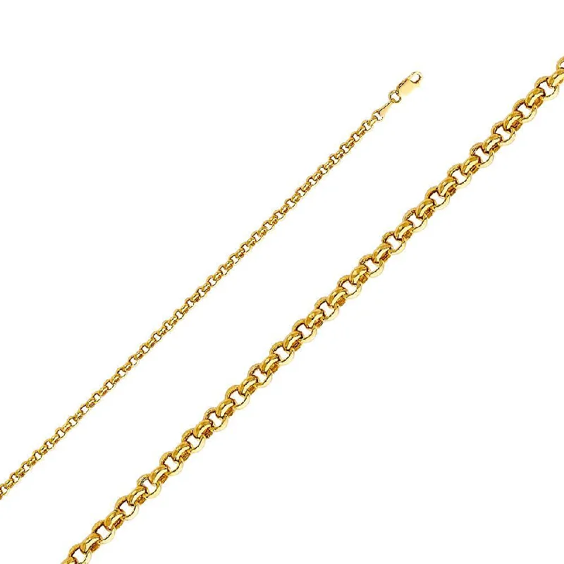 Shop High-Quality Jewelry At Jaw-Dropping Discounts 3.8mm Hallow Classic & Angles Rolo Chain Shop High-Quality Jewelry At Jaw-Dropping Discounts 3.8mm Hallow Classic & Angles Rolo Chain