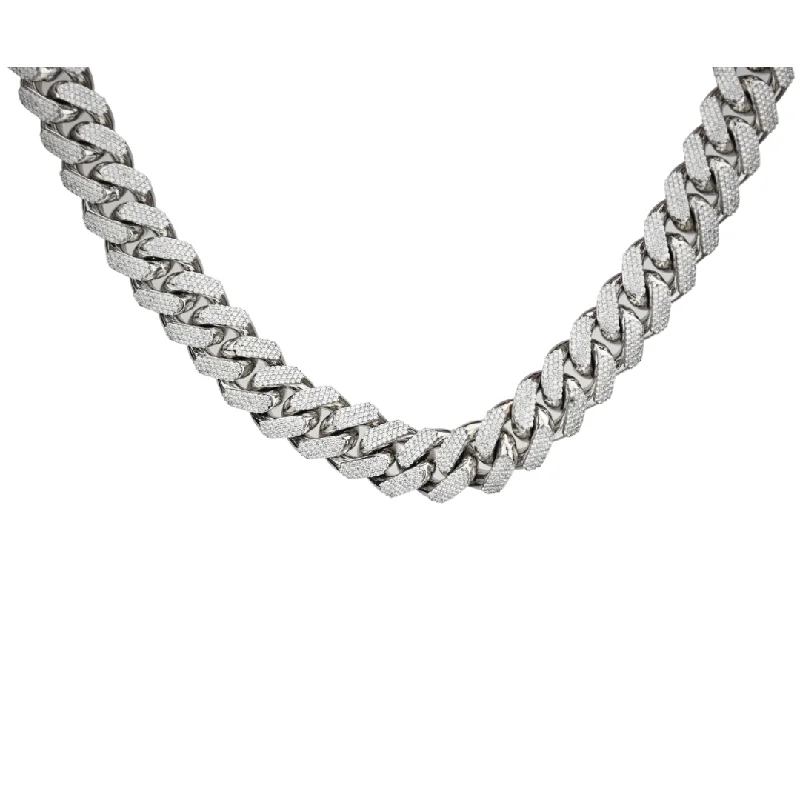 Don't Miss Out On Jaw-Dropping Jewelry Discounts 20mm White VVS Bust Down Cuban Chain Don't Miss Out On Jaw-Dropping Jewelry Discounts 20mm White VVS Bust Down Cuban Chain