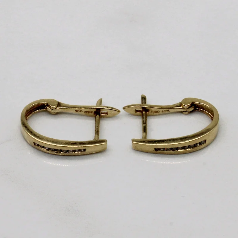 Limited-Time Offer On Elegant Jewelry Pieces Diamond Huggie Earrings | 0.06ctw |