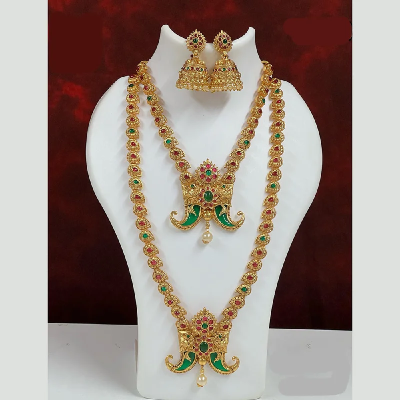 Shop High-Quality Jewelry At Jaw-Dropping Discounts Diksha Collection Pota Stone Necklace Combo Set Shop High-Quality Jewelry At Jaw-Dropping Discounts Diksha Collection Pota Stone Necklace Combo Set