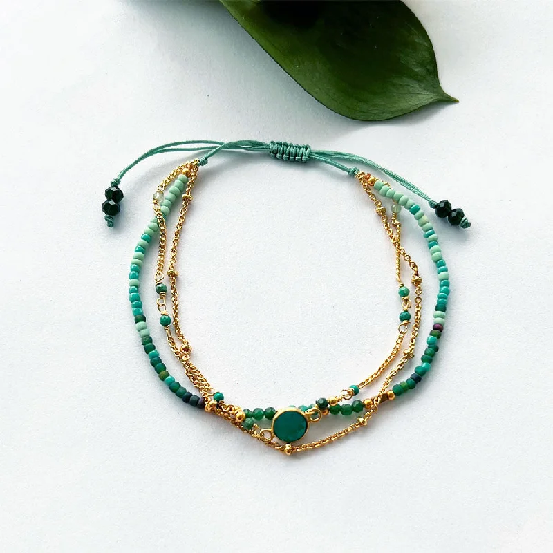 Limited-Time Jewelry Discounts – Shine Without The Splurge Elegant Chain Bead Bracelet - Turquoise, Thailand Limited-Time Jewelry Discounts – Shine Without The Splurge Elegant Chain Bead Bracelet - Turquoise, Thailand