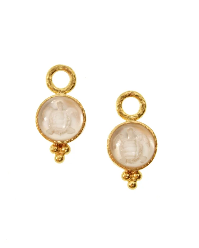 Must-Have Jewelry Pieces At Reduced Prices Elizabeth Locke Rock Crystal “Turtle” Earring Charms Must-Have Jewelry Pieces At Reduced Prices Elizabeth Locke Rock Crystal “Turtle” Earring Charms