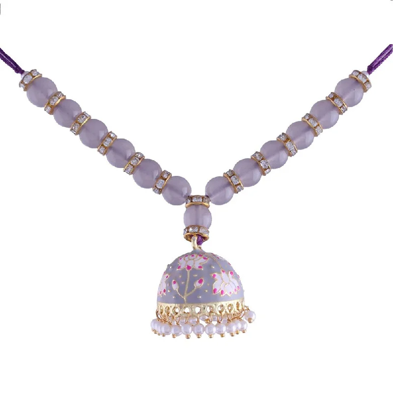 Stunning Jewelry Pieces At The Lowest Prices Ever Etnico Gold Plated Designer Enamel Jhumka Pearl Hanging Lumba Rakhi for Bhabhi (R067Gr-L) Stunning Jewelry Pieces At The Lowest Prices Ever Etnico Gold Plated Designer Enamel Jhumka Pearl Hanging Lumba Rakhi for Bhabhi (R067Gr-L)