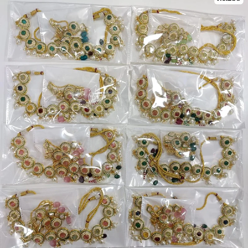 Unique Jewelry For Less – Shop The Sale Now JCM Gold Plated Beads Necklace Set