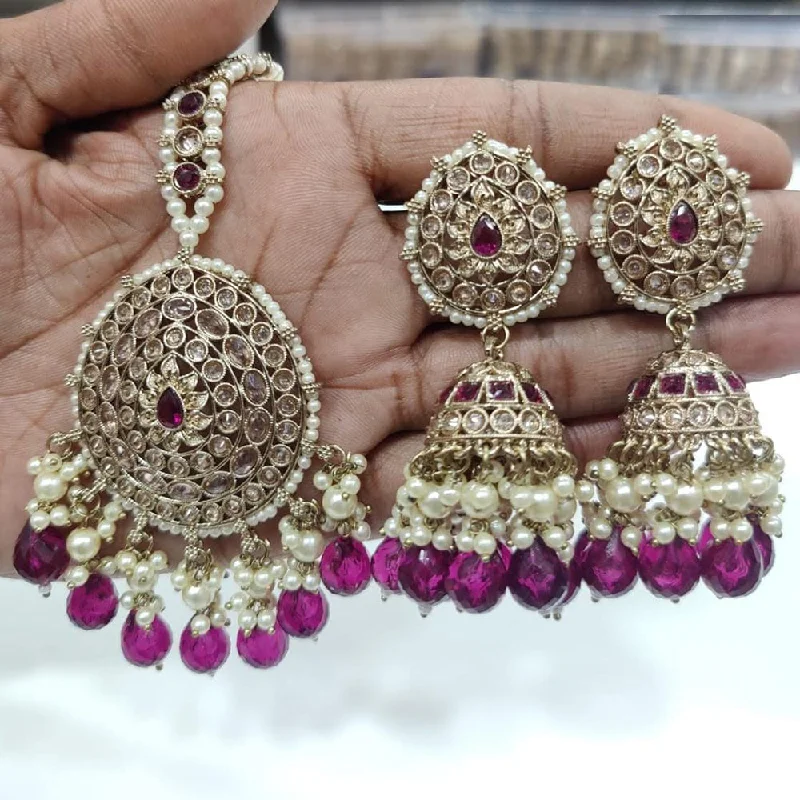 Luxury Jewelry Clearance – Shop Premium Styles Now JCM Gold Plated Crystal Stone Jhumki Earrings With Maangtikka Luxury Jewelry Clearance – Shop Premium Styles Now JCM Gold Plated Crystal Stone Jhumki Earrings With Maangtikka