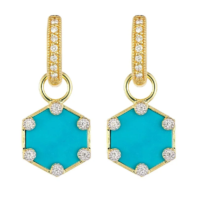 Elevate Your Outfit With Discounted Statement Jewelry Jude Frances Provence Hexagon Turquoise Earring Charms Elevate Your Outfit With Discounted Statement Jewelry Jude Frances Provence Hexagon Turquoise Earring Charms