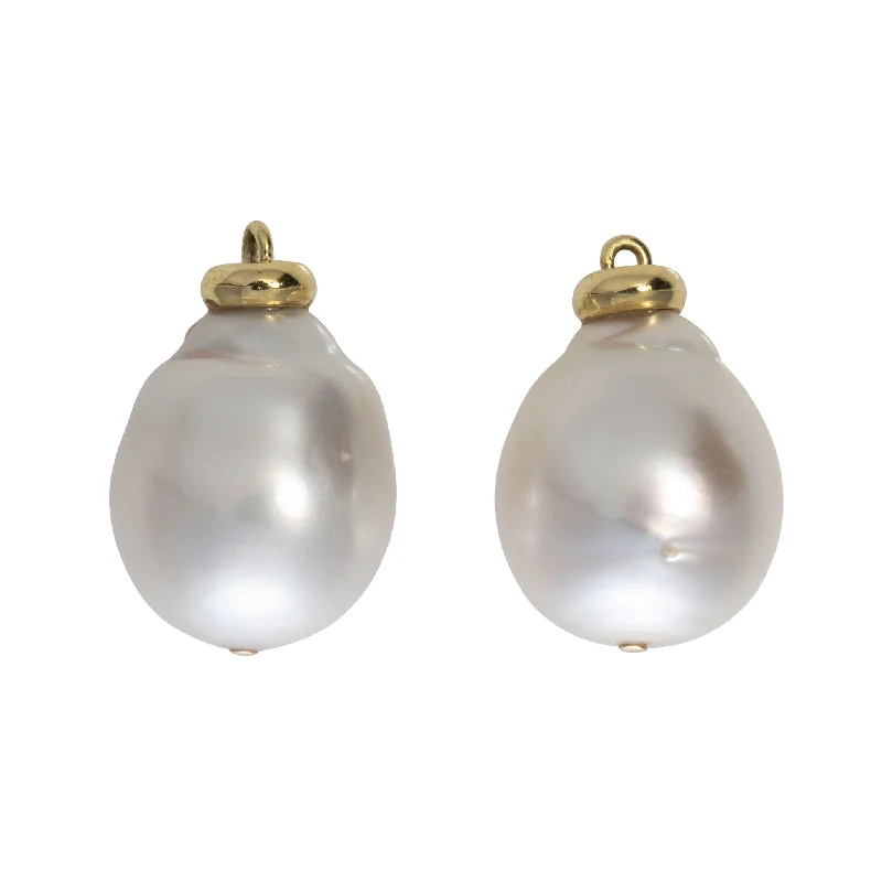Best Jewelry Sale Prices – Limited-Time Offer Mazza Baroque South Sea Pearl 18K Gold Earring Charms Best Jewelry Sale Prices – Limited-Time Offer Mazza Baroque South Sea Pearl 18K Gold Earring Charms