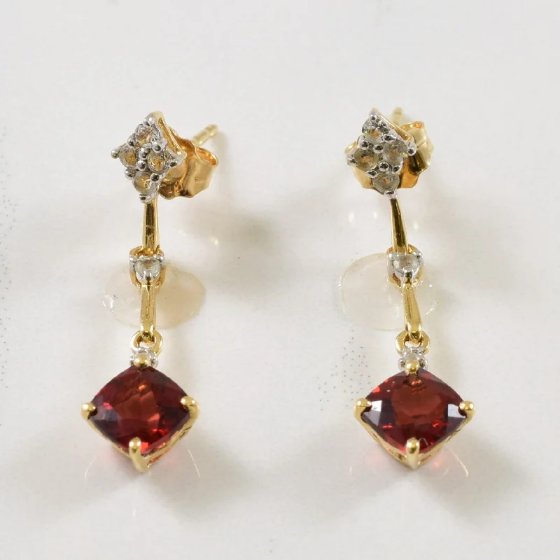 Timeless Elegance At Unbelievable Discounts Multi Gem Geometric Dangle Earrings | 1.31ctw | Timeless Elegance At Unbelievable Discounts Multi Gem Geometric Dangle Earrings | 1.31ctw |