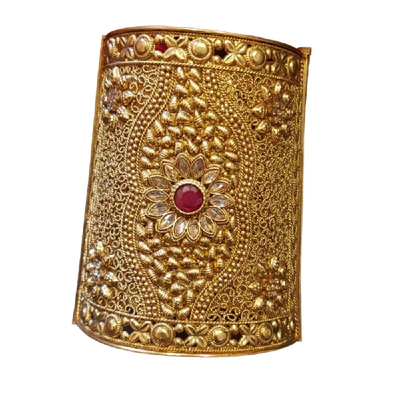 Huge Savings On Timeless Jewelry Collections Raddhi Jewels Premium Quality Brass Rajwadi Gold Plated Openable Kada For Women/Girls Huge Savings On Timeless Jewelry Collections Raddhi Jewels Premium Quality Brass Rajwadi Gold Plated Openable Kada For Women/Girls