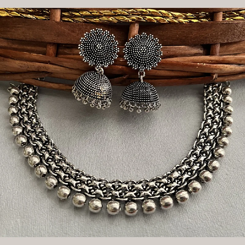 Limited-Stock Jewelry Sale – Shop Before It's Gone Shringarstreet Light Weight Oxidized Necklace Set Limited-Stock Jewelry Sale – Shop Before It's Gone Shringarstreet Light Weight Oxidized Necklace Set