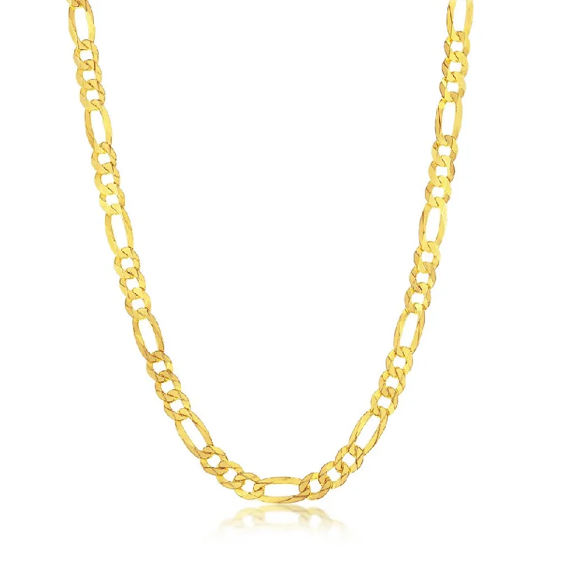 Luxury Meets Affordability – Jewelry Sale Now Live Silver 5mm Figaro Chain Gold Plated 18" 20" 22" 24" Luxury Meets Affordability – Jewelry Sale Now Live Silver 5mm Figaro Chain Gold Plated 18" 20" 22" 24"