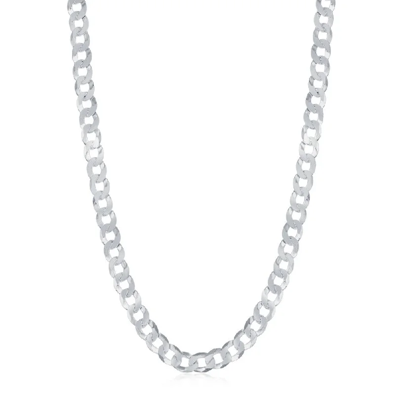 Shop Fine Jewelry With Amazing Deals Sterling Silver 4.4mm Cuban Chain - Rhodium Plated Shop Fine Jewelry With Amazing Deals Sterling Silver 4.4mm Cuban Chain - Rhodium Plated