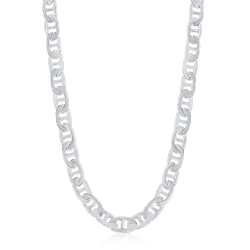 Jewelry Deals That Sparkle – Shop Today Sterling Silver 6.4mm Flat Marina Chain - Rhodium Plated Jewelry Deals That Sparkle – Shop Today Sterling Silver 6.4mm Flat Marina Chain - Rhodium Plated