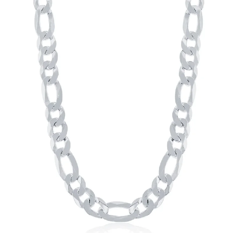 Best Jewelry Sale Prices – Limited-Time Offer Sterling Silver 8.6mm Figaro Chain - Rhodium Plated Best Jewelry Sale Prices – Limited-Time Offer Sterling Silver 8.6mm Figaro Chain - Rhodium Plated